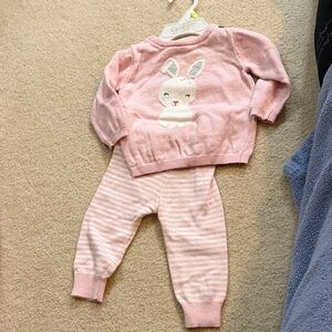 Pink Bunny 6M outfit